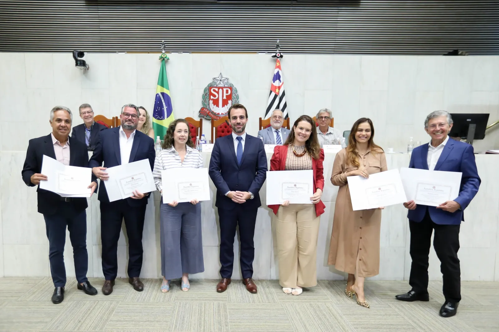Ex-presidentes da Câmara Setorial homenageados